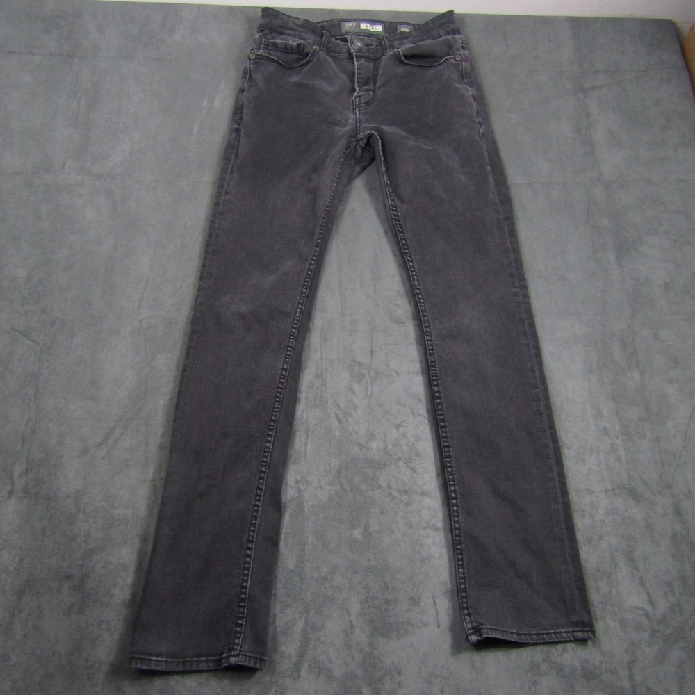 BKE Alec Straight Leg Jeans Mens 30R Gray Denim Stretch Casual Pants